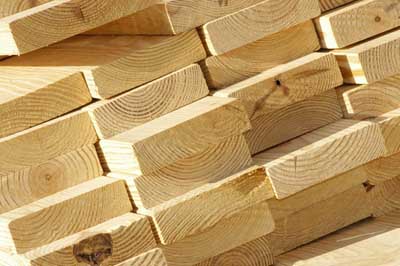 Lumber - 2in x 8in x 16ft Spruce Utility Grade - Building Materials